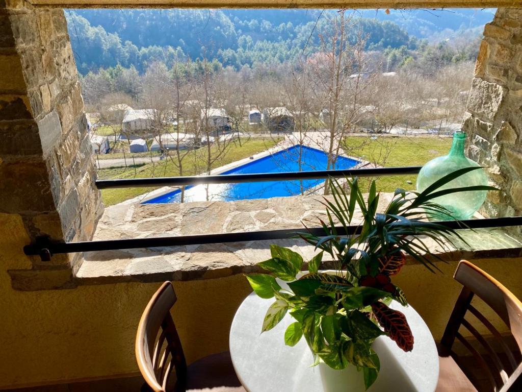 Campalans Hotel Rural Bungalows Mobilhomes Borreda Bagian luar foto
